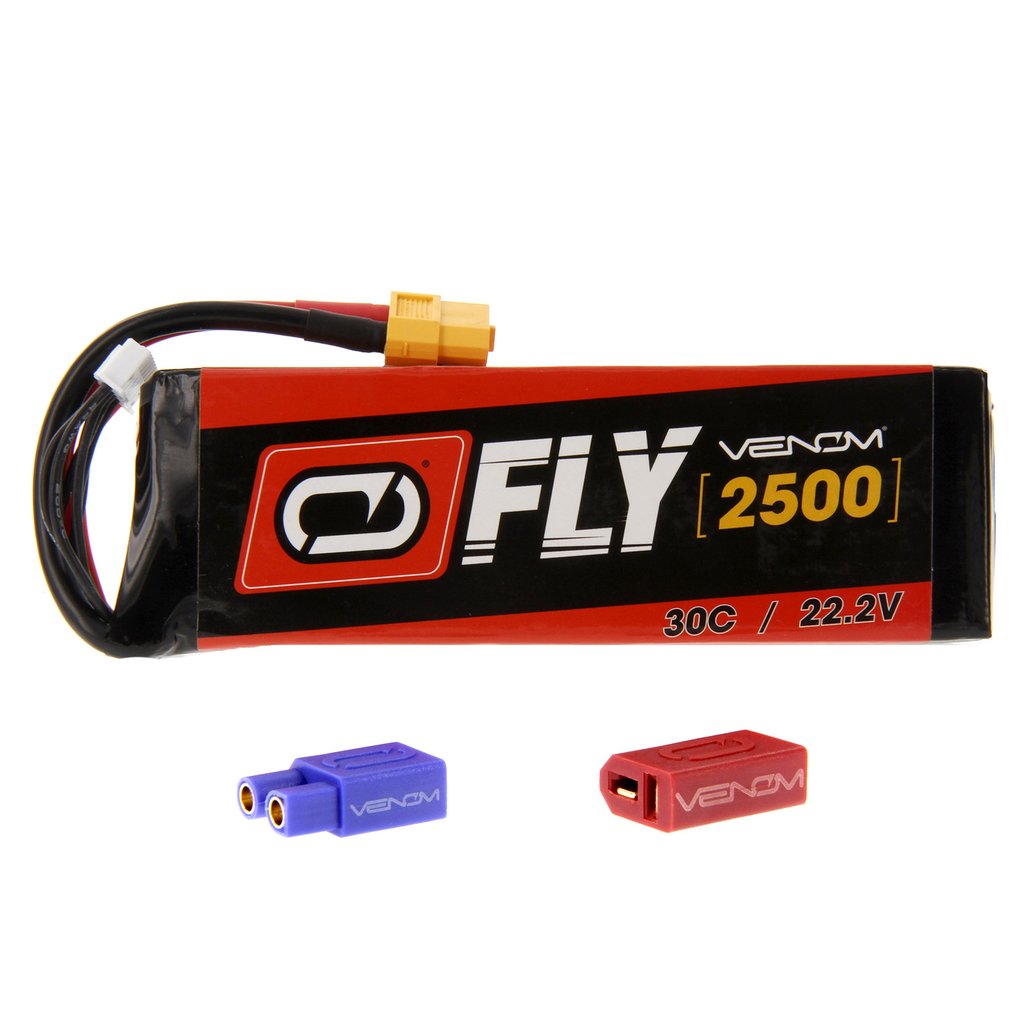Venom Fly 30C 6S 2500mAh 22.2V LiPo Battery with UNI 2.0 Plug