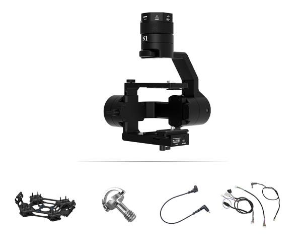 Gremsy S1V3 bundle kit for Workswell wiris camera and DJI M600